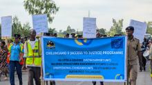 Part of the match as part of the awareness campaign 